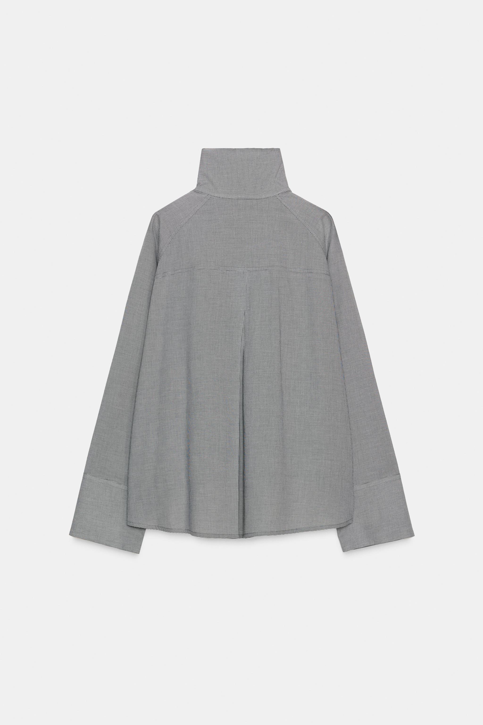 РУБАШКА ОВЕРСАЙЗ С КАРМАНОМ НА КЛАПАНЕ КОЛЛЕКЦИЯ ZW