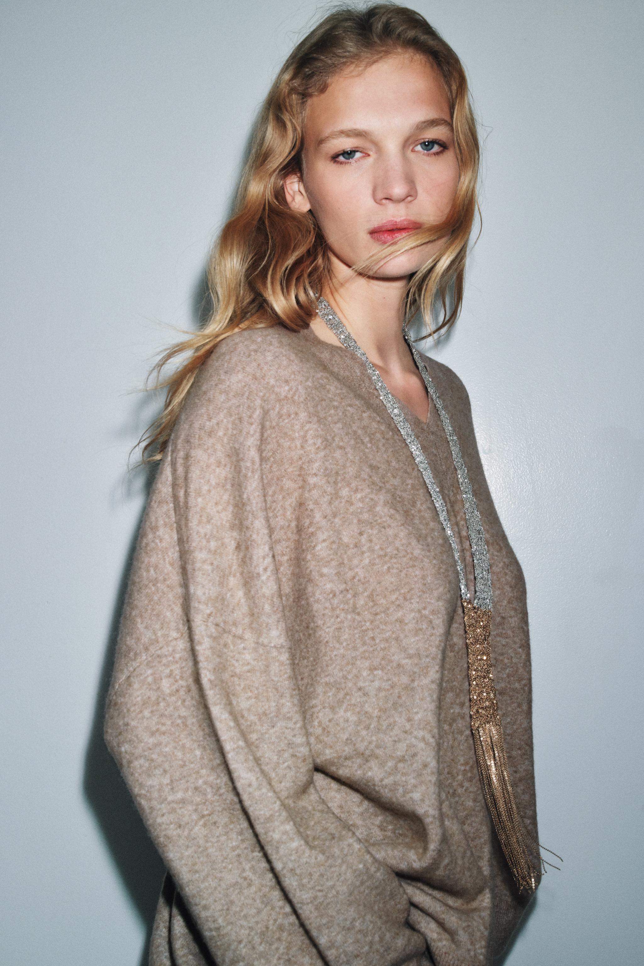 ШЕРСТЯНОЙ ДЖЕМПЕР ОВЕРСАЙЗ