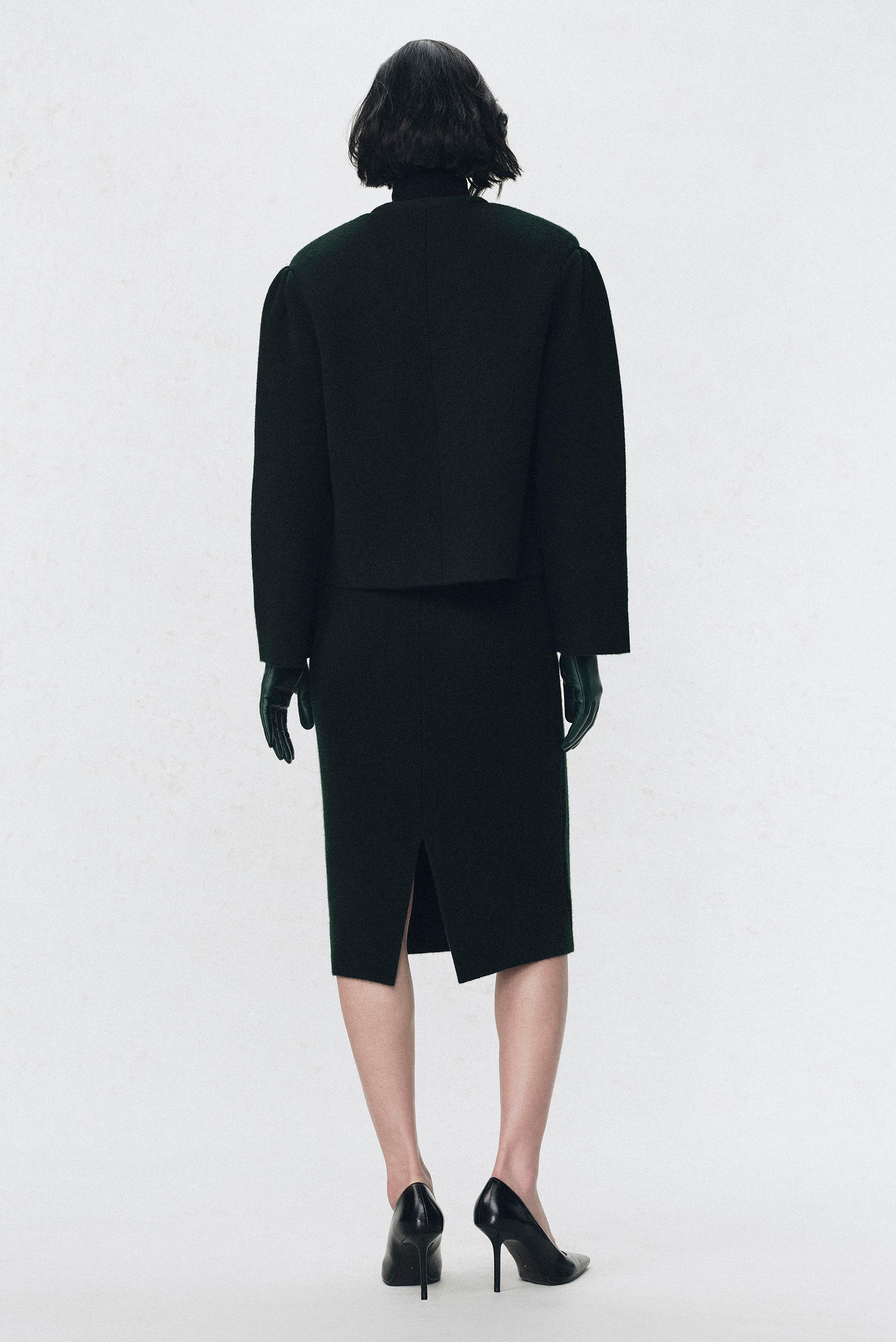 ЮБКА МИДИ ИЗ 100% ШЕРСТИ SOSHIOTSUKI X ZARA