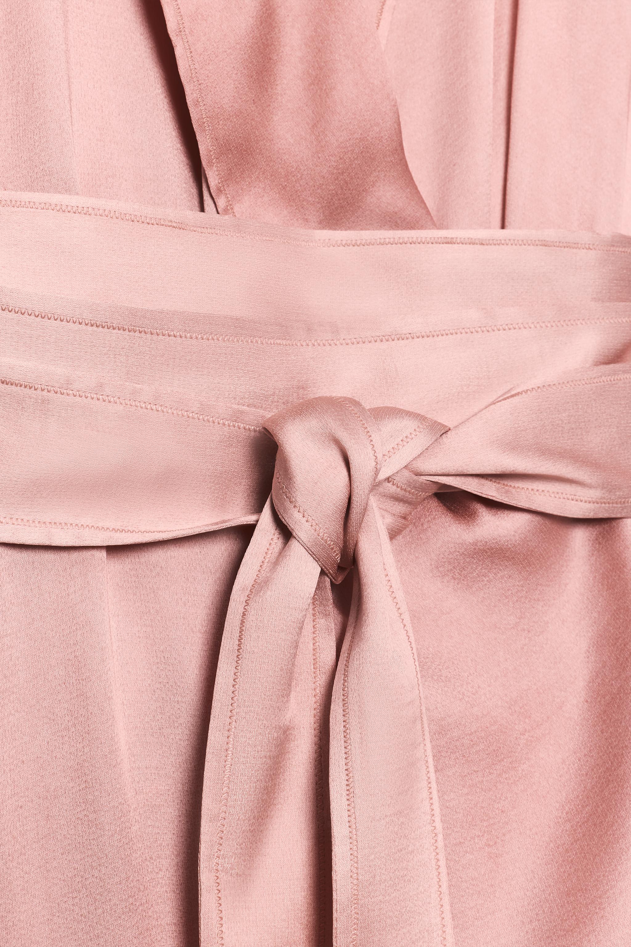 АТЛАСНОЕ ПЛАТЬЕ С ПОЯСОМ SOSHIOTSUKI X ZARA