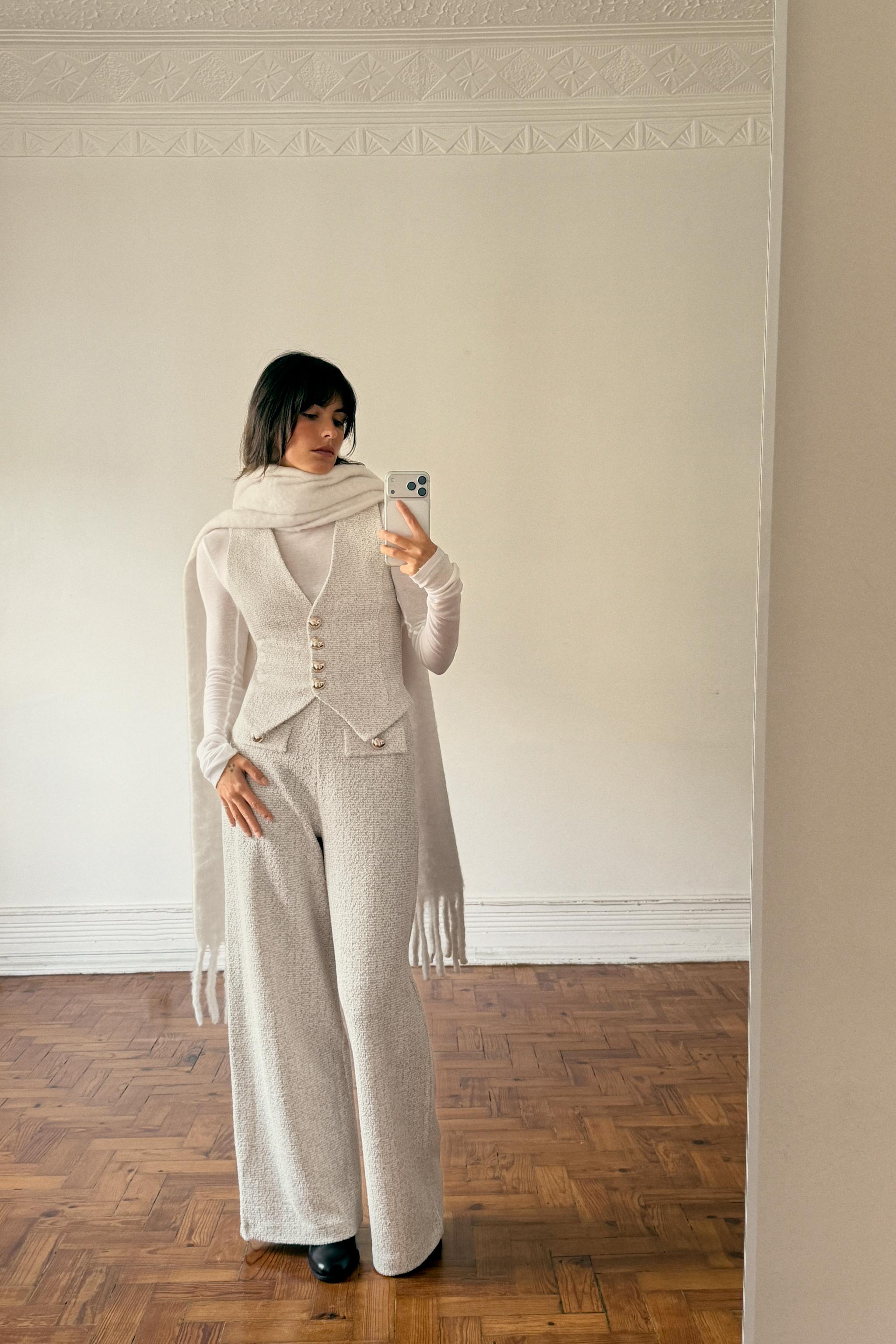 СТРУКТУРНЫЙ ЖИЛЕТ НА ПУГОВИЦАХ