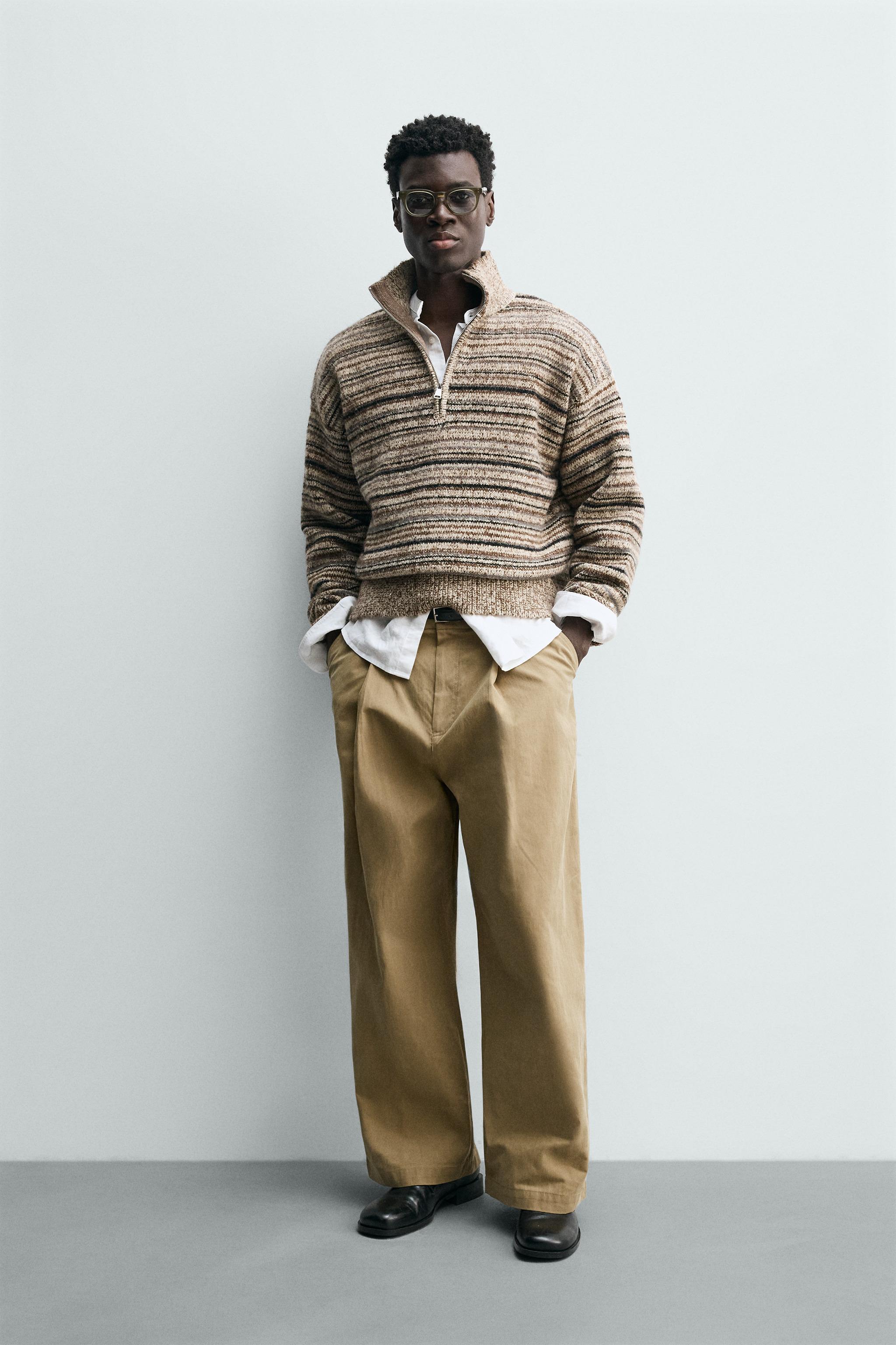 ДЖЕМПЕР ИЗ КРУЧЕННОЙ ПРЯЖИ НА ЧЕТВЕРТОЙ МОЛНИИ