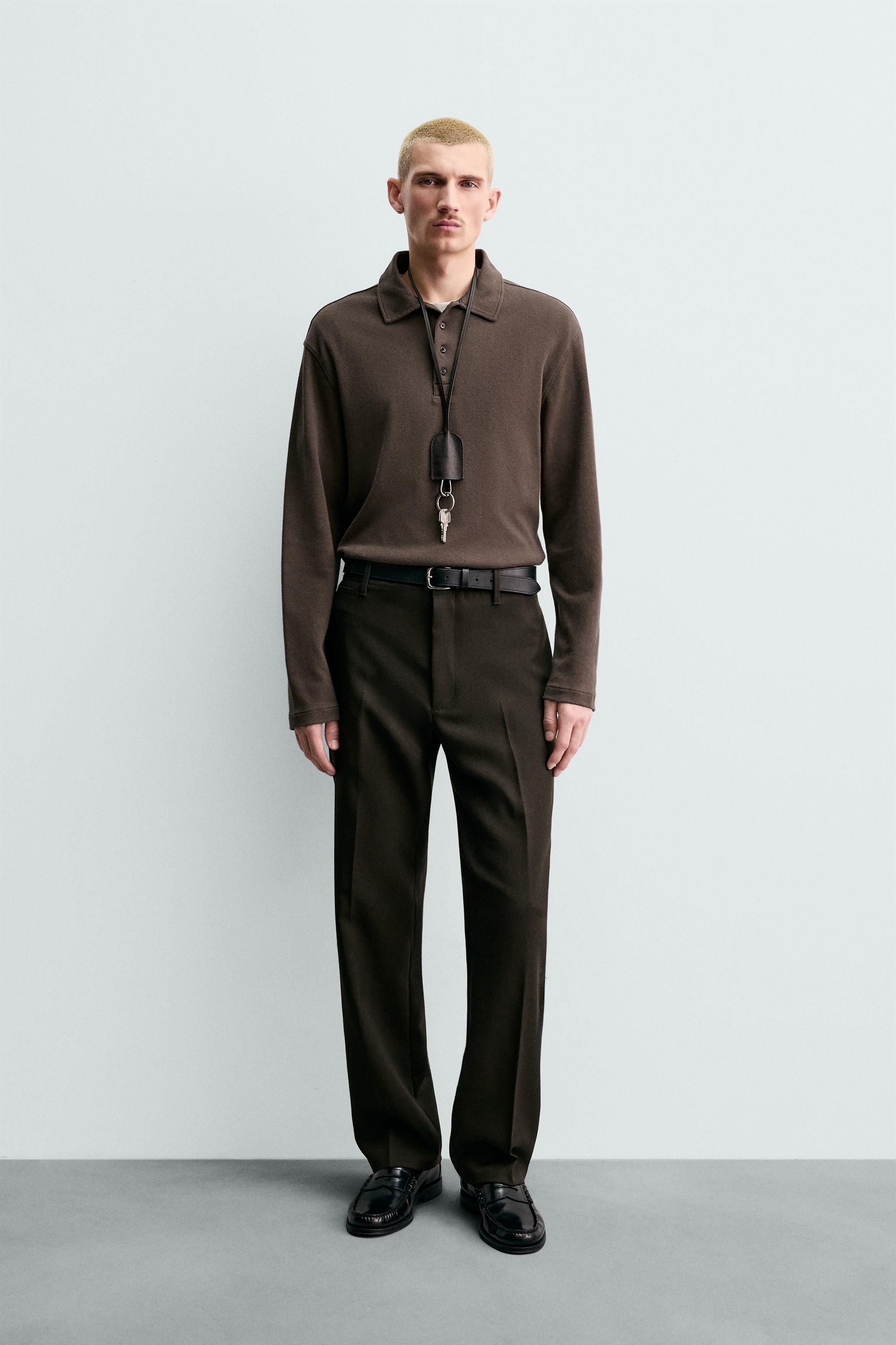 БРЮКИ-ЧИНОСЫ ИЗ 100% ШЕРСТИ