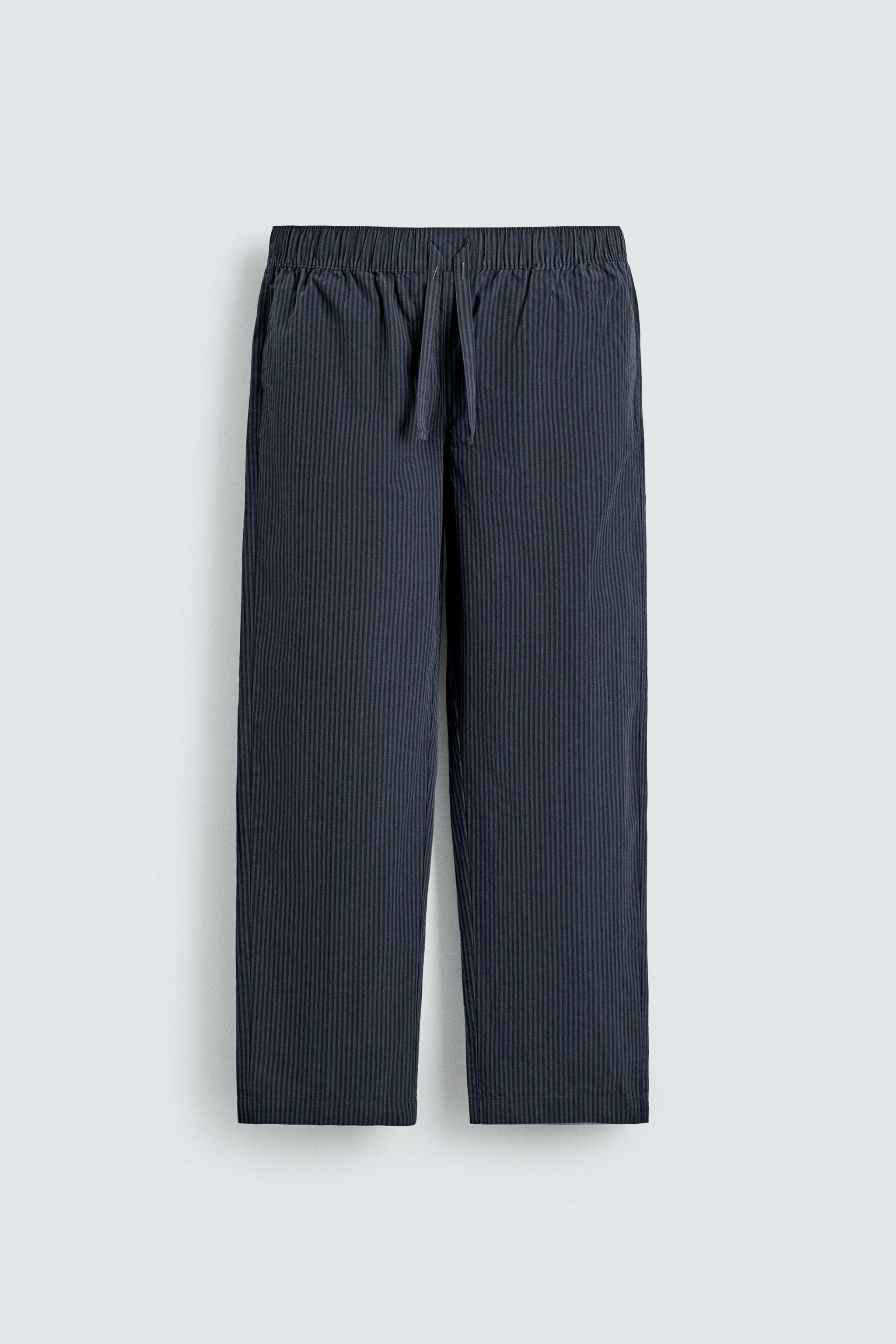 КОМБИНИРОВАННЫЙ ПИЖАМНЫЙ КОМПЛЕКТ В ПОЛОСКУ