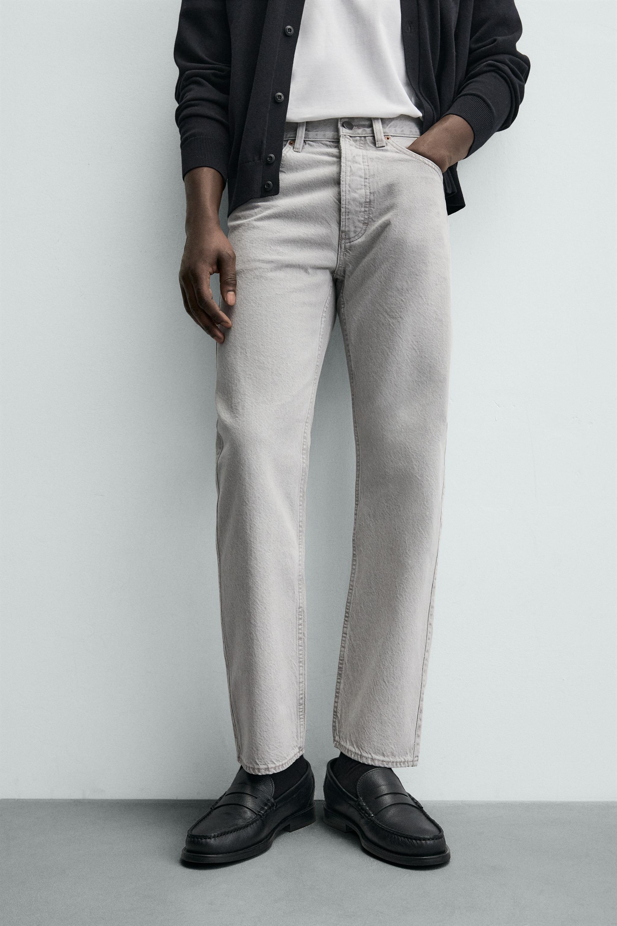 ДЖИНСЫ ПРЯМОГО КРОЯ ПО ЩИТКЕ