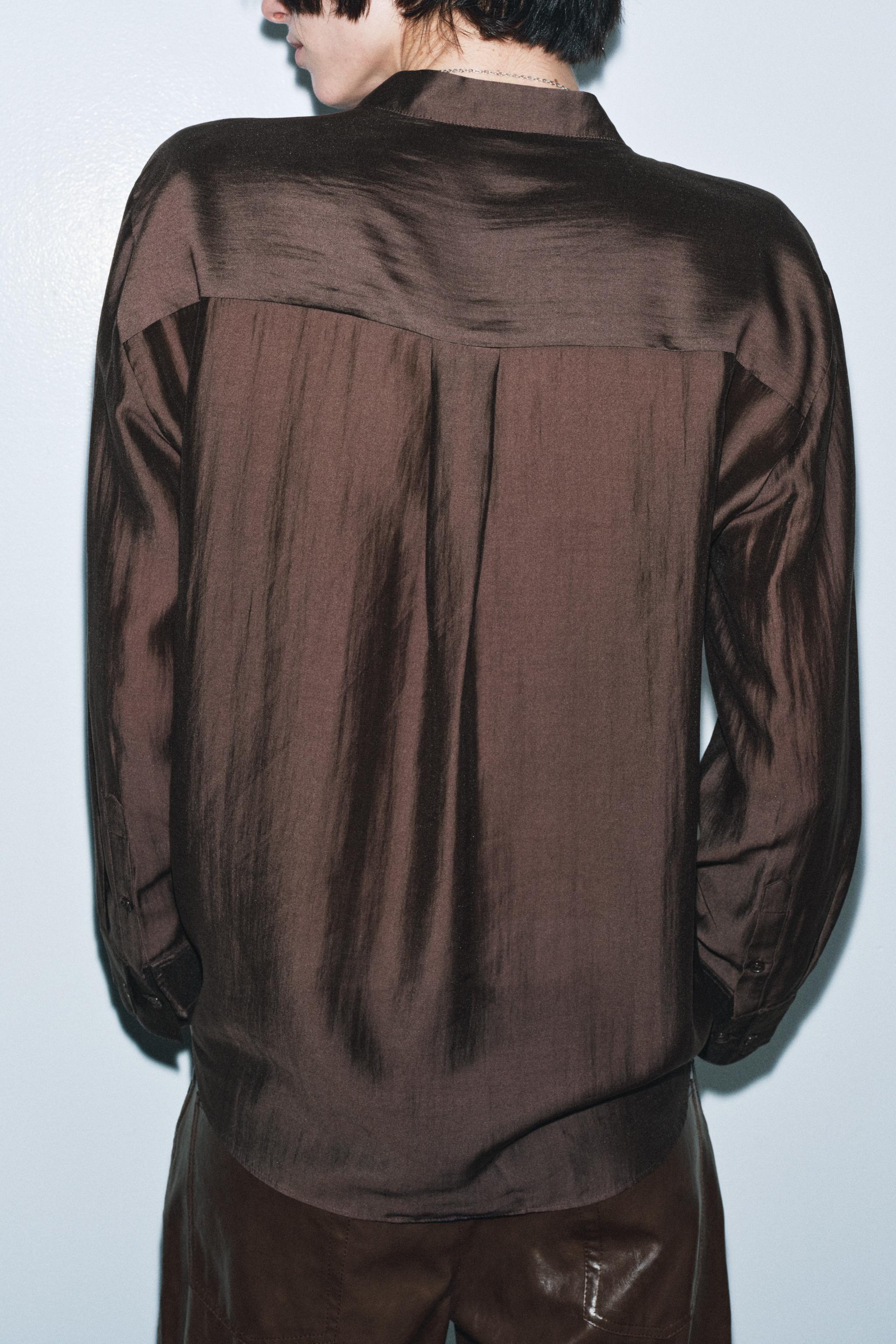 СТРУЯЩАЯСЯ РУБАШКА ZW COLLECTION