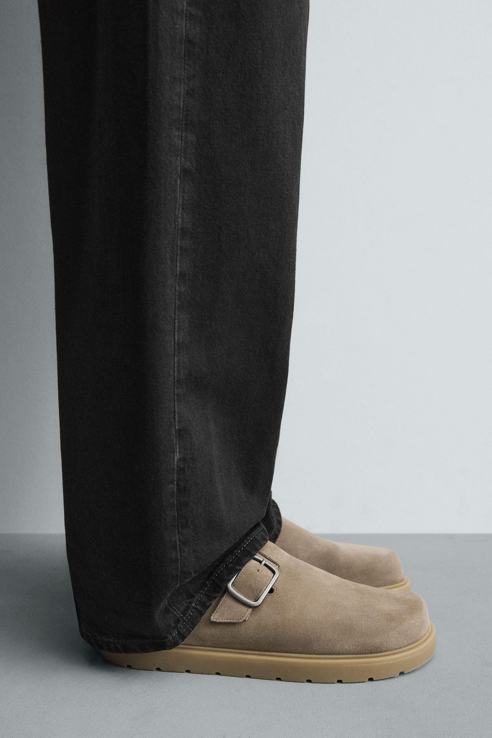 КОЖАНЫЕ САБО С ПРЯЖКАМИ