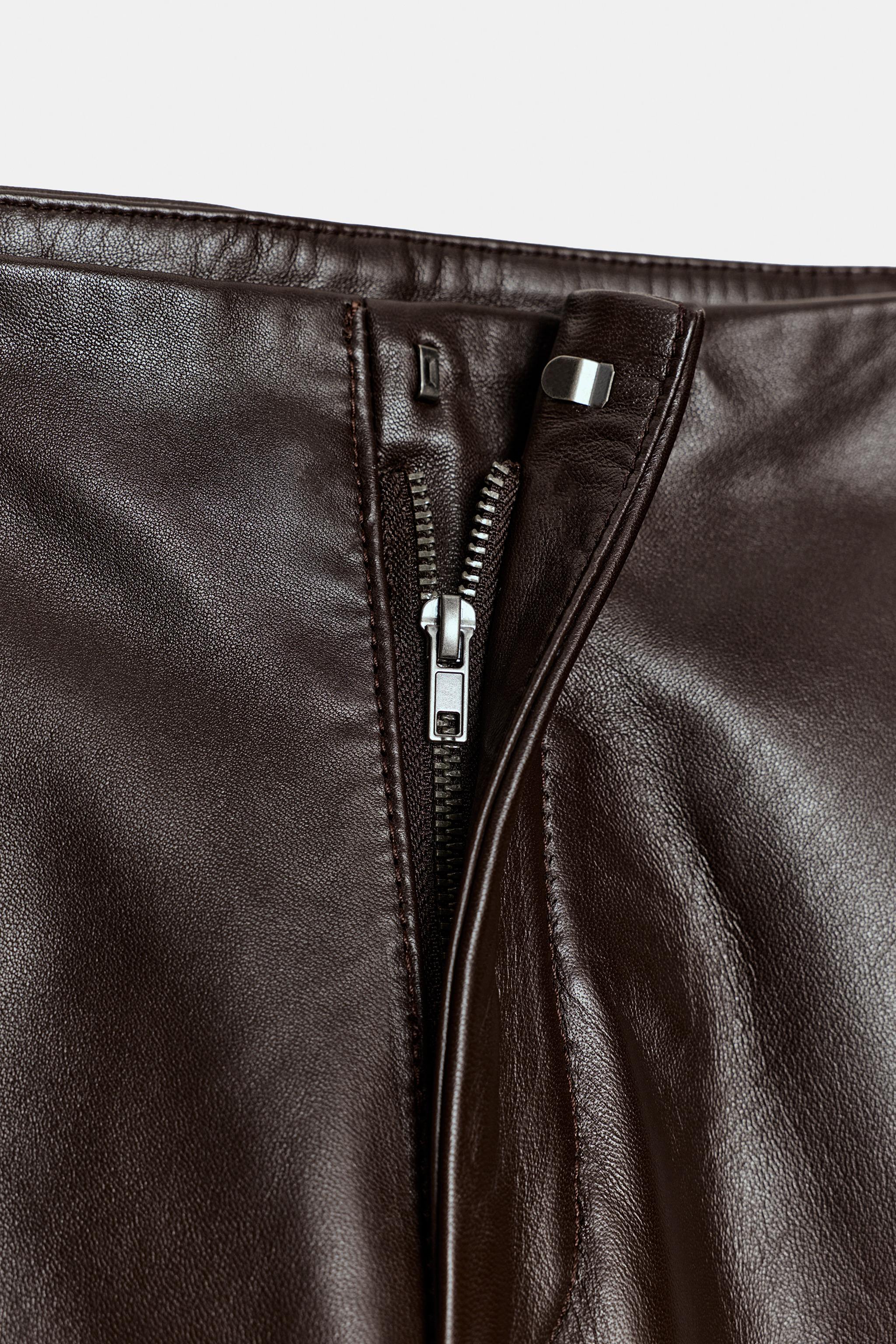 БРЮКИ ИЗ 100% КОЖИ, КОЛЛЕКЦИЯ ZW