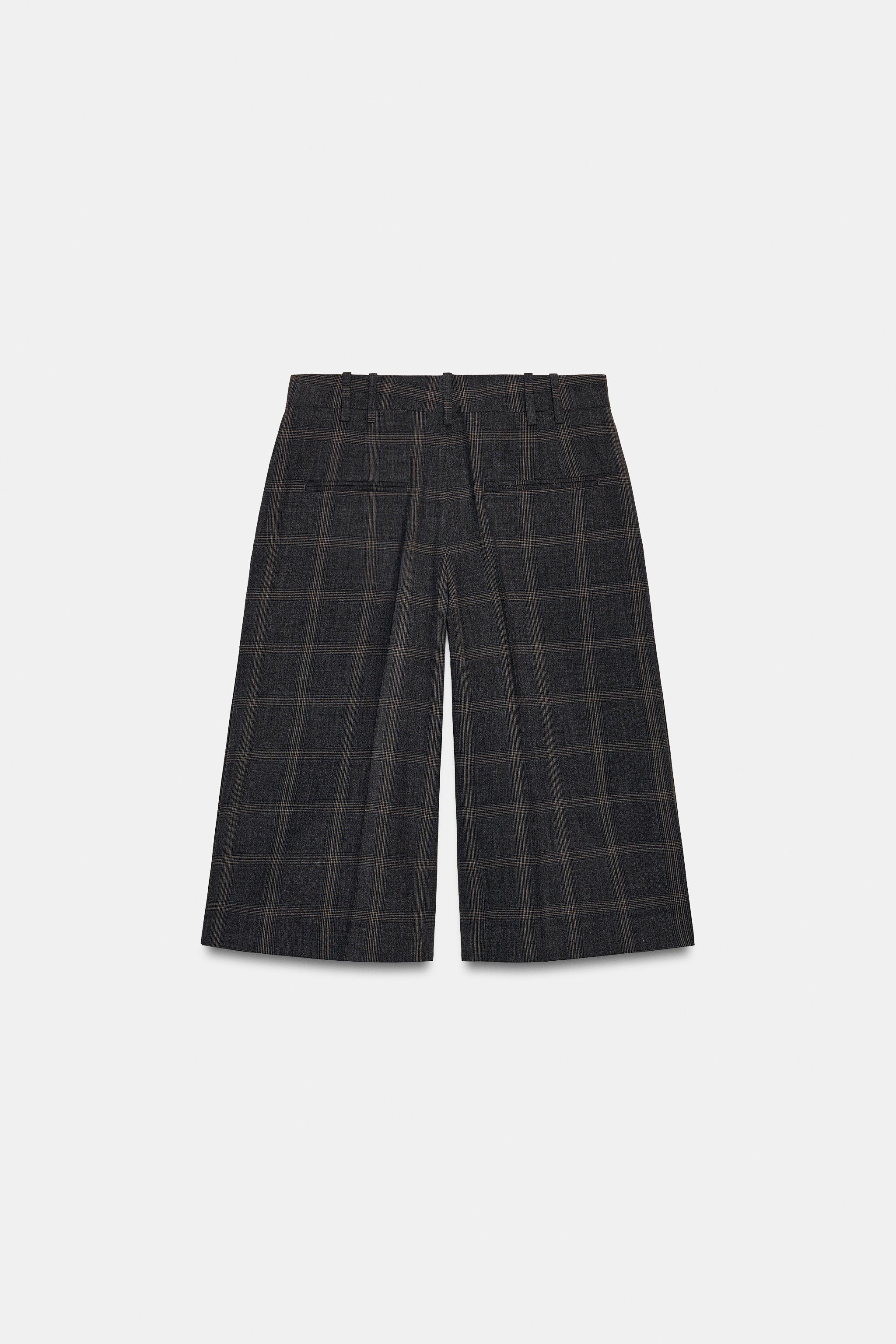 Шорты-бермуды В Клетку ZW COLLECTION