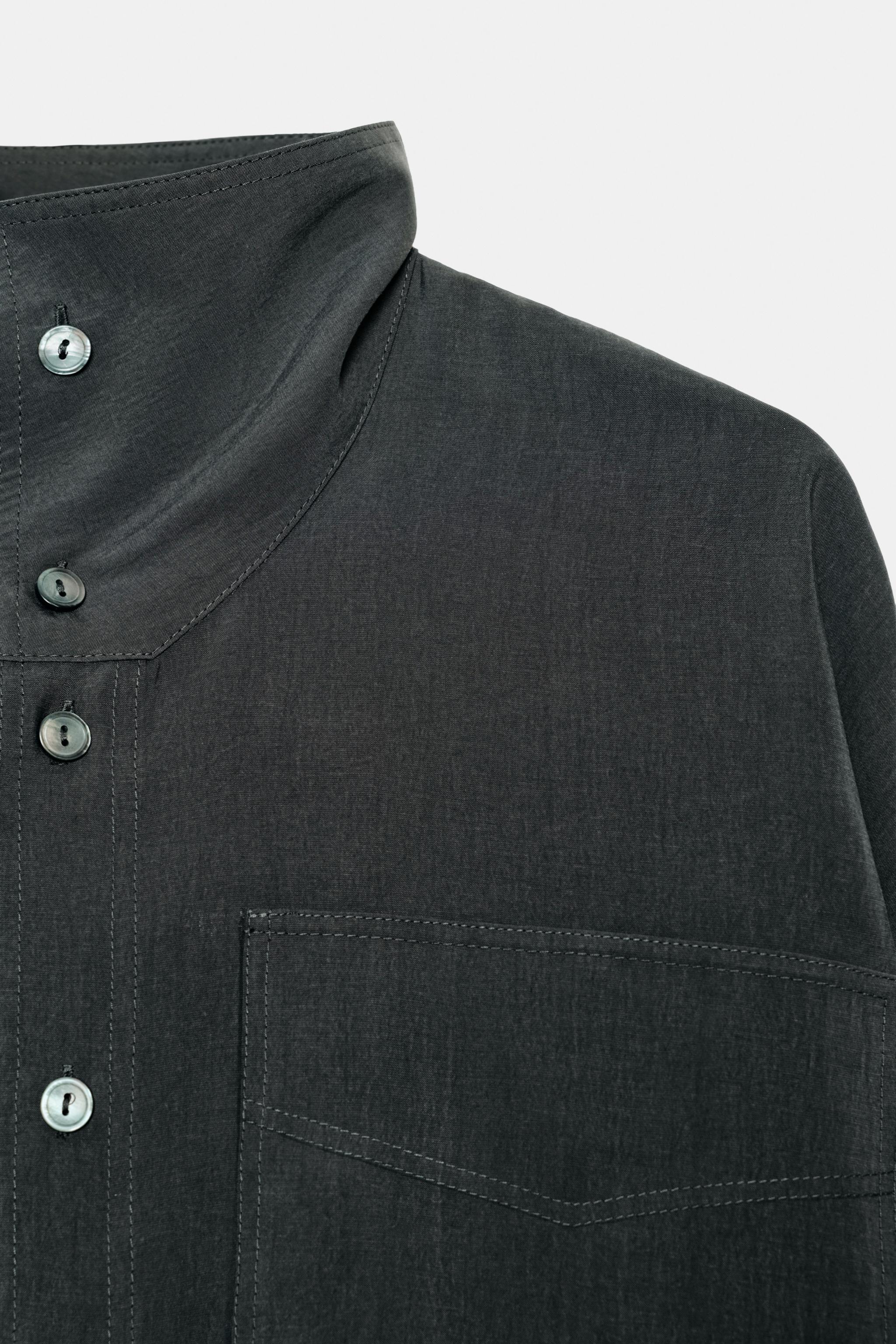 СТРУЯЩАЯСЯ РУБАШКА ОВЕРСАЙЗ ZW COLLECTION