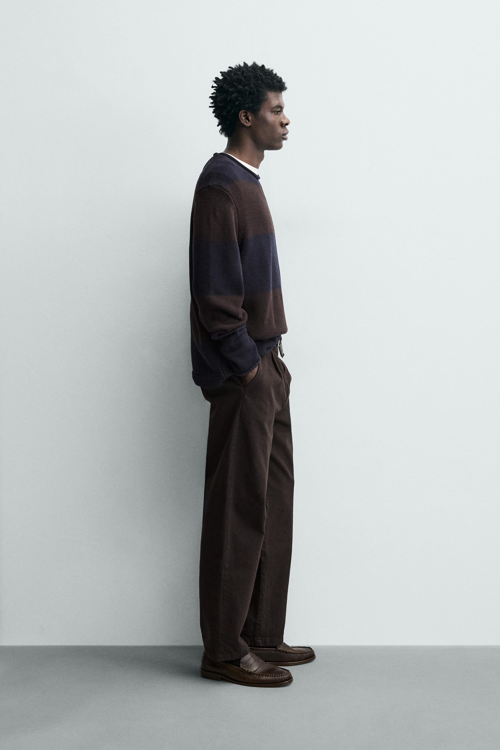 ДЖЕМПЕР ИЗ ЖАККАРДА В ПОЛОСКУ