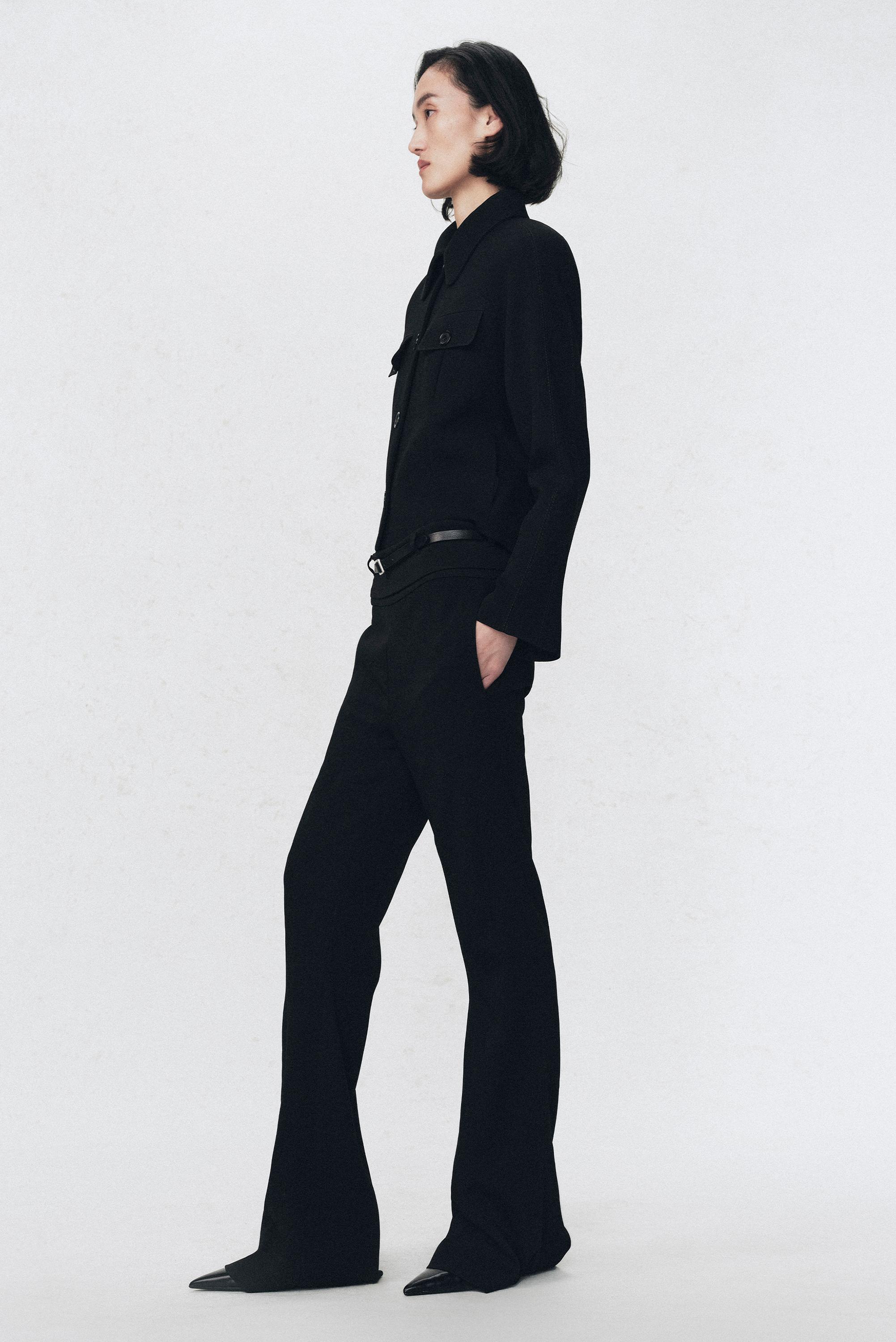 БРЮКИ SOSHIOTSUKI X ZARA С ПОДТЯЖКОЙ ПОЯСИИ