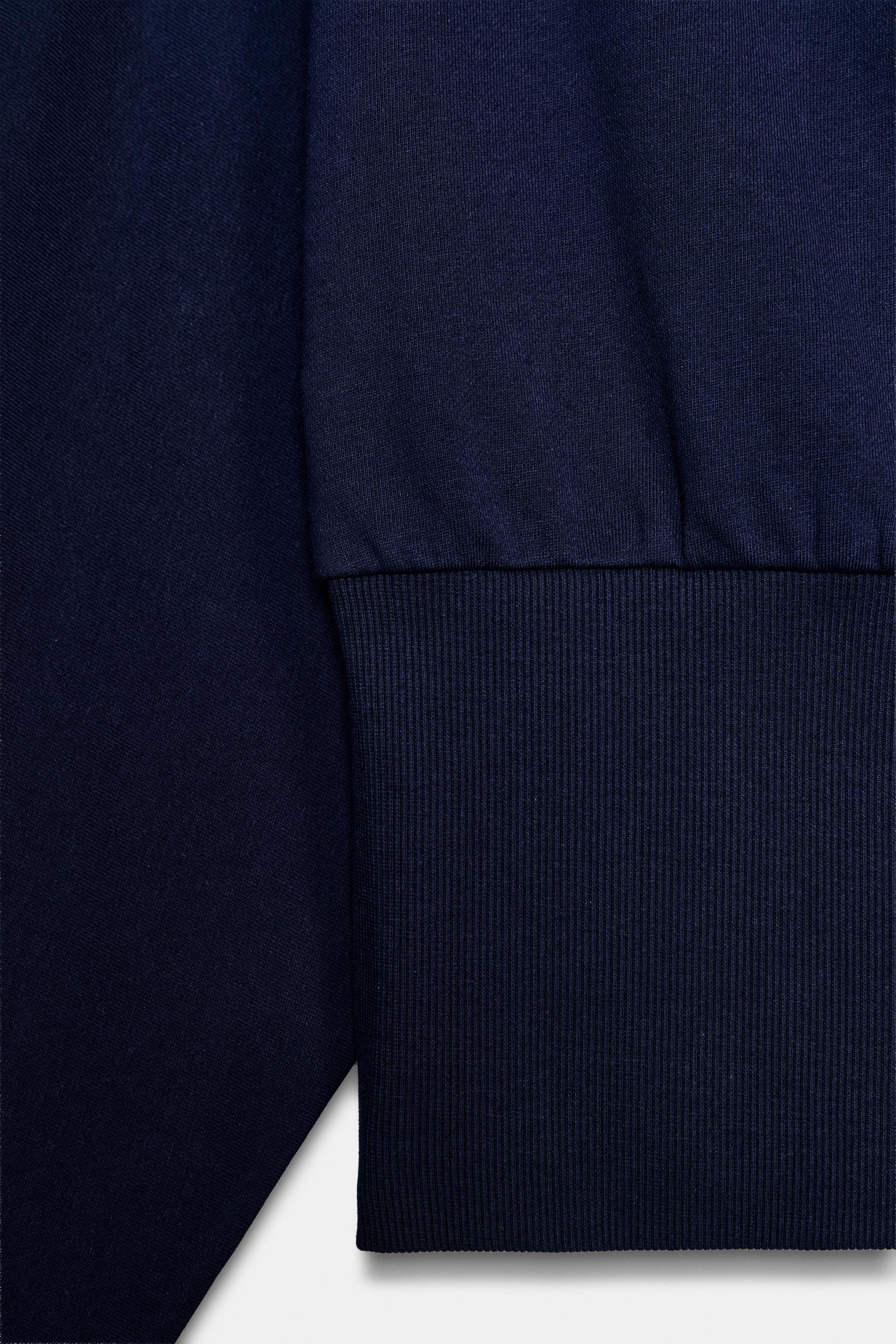 АСИММЕТРИЧНЫЙ СВИТШОТ ИЗ ХЛОПКА