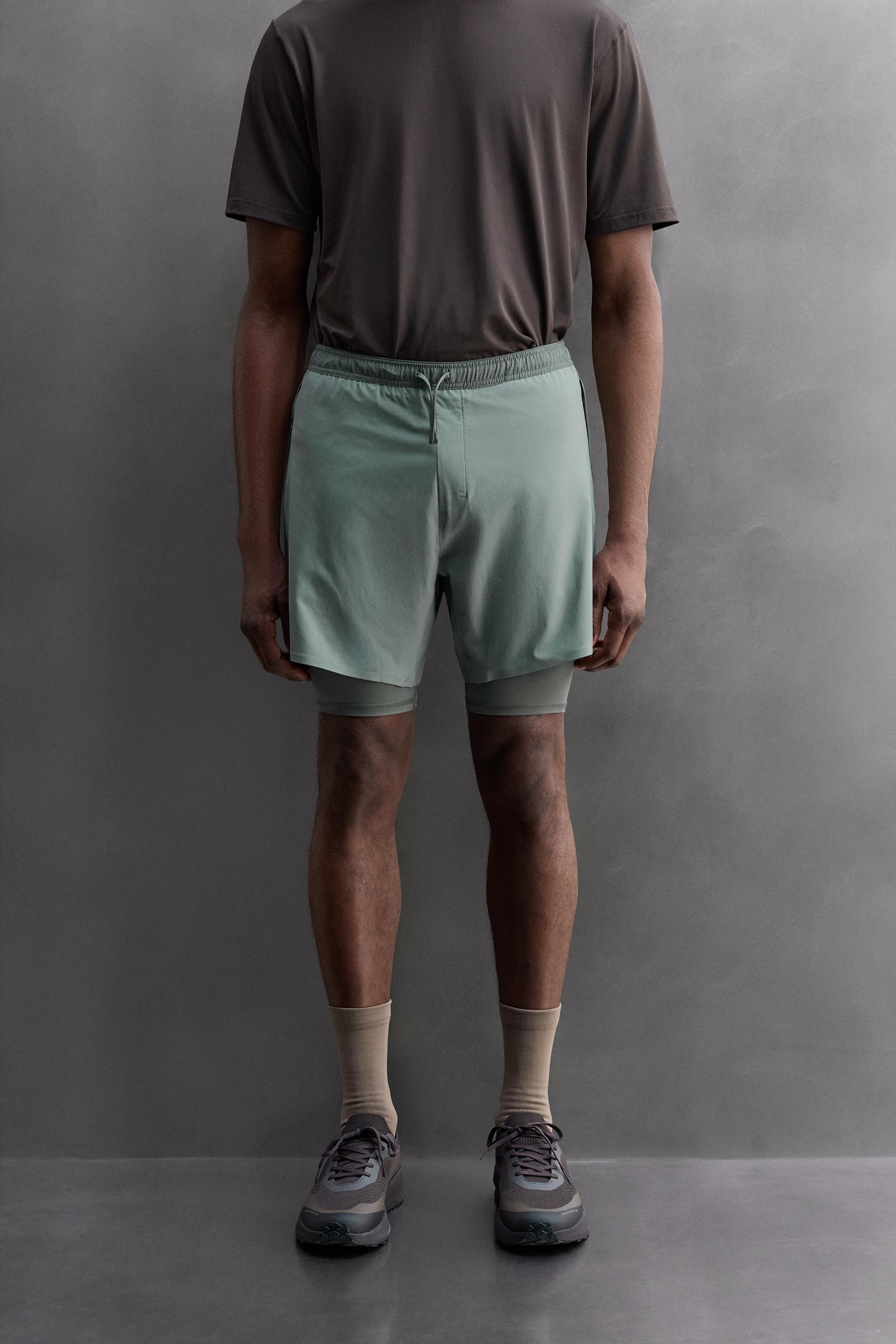 ТРЕНИРОВОЧНЫЕ ШОРТЫ 2-В-1