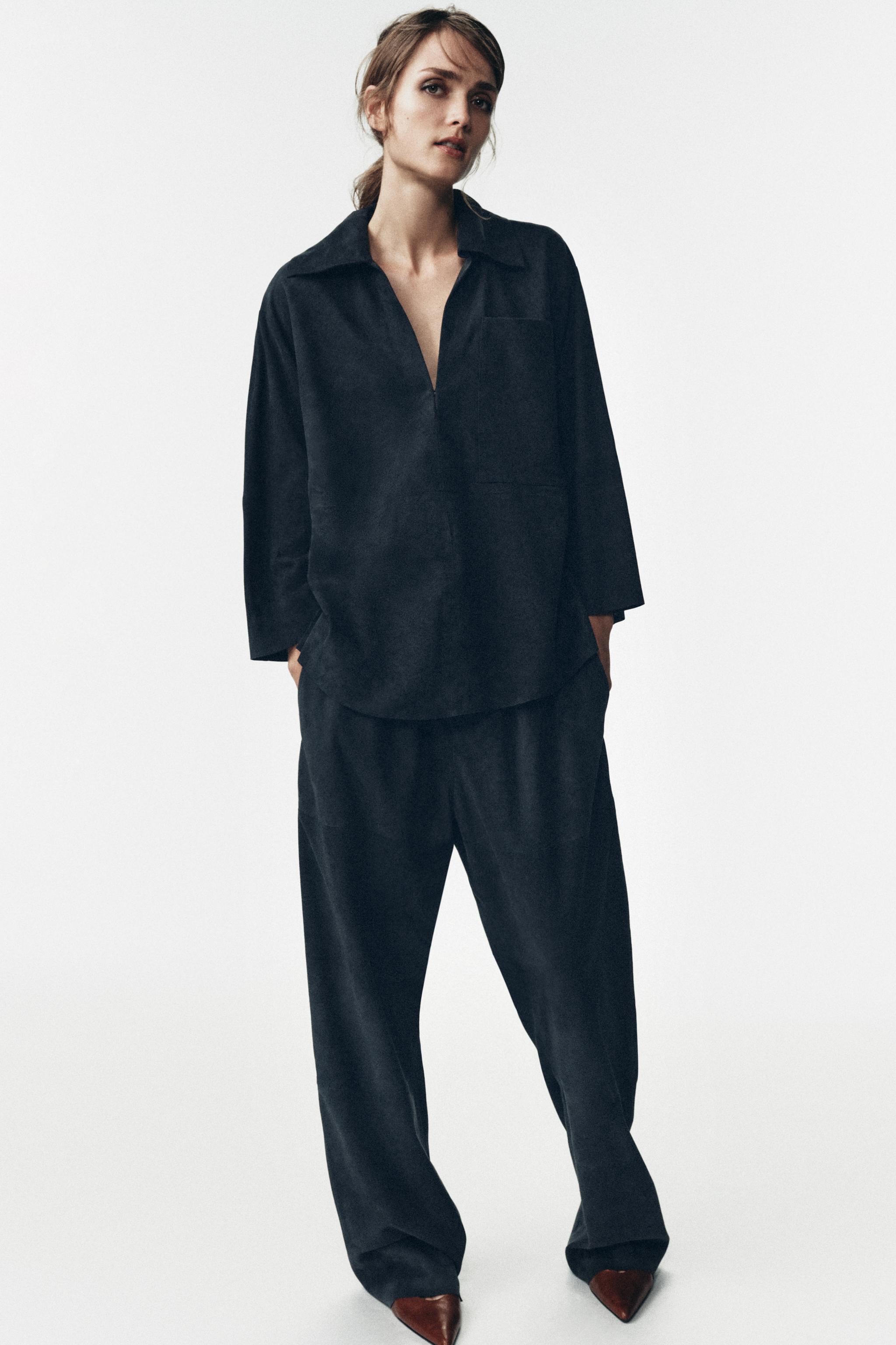 БРЮКИ ИЗ ЗАМШИ, ОГРАНИЧЕННАЯ ВЫПУСКА