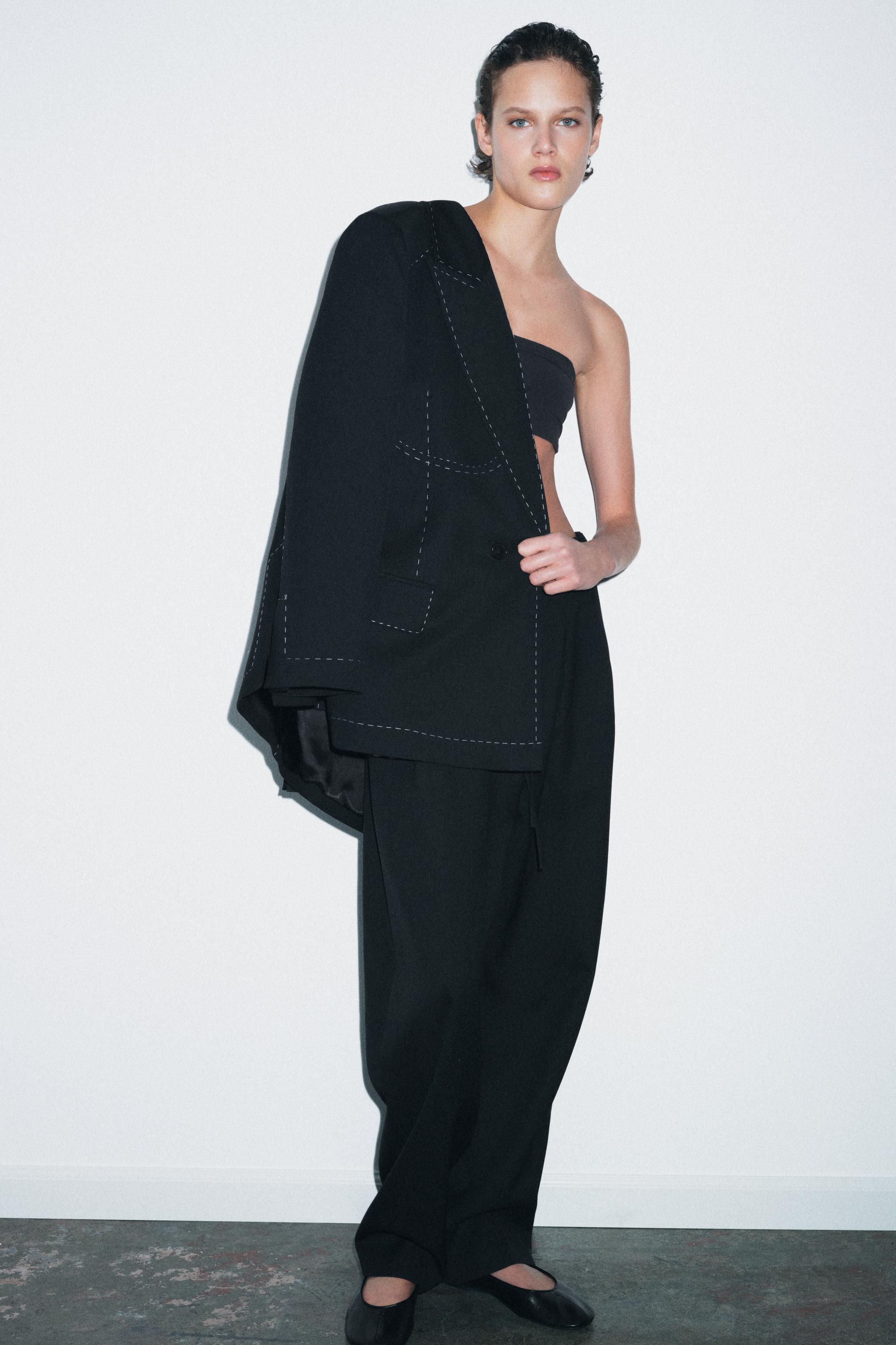 БРЮКИ С ОТСТРОЧКОЙ, ОГРАНИЧЕННАЯ ВЕРСИЯ ZW COLLECTION