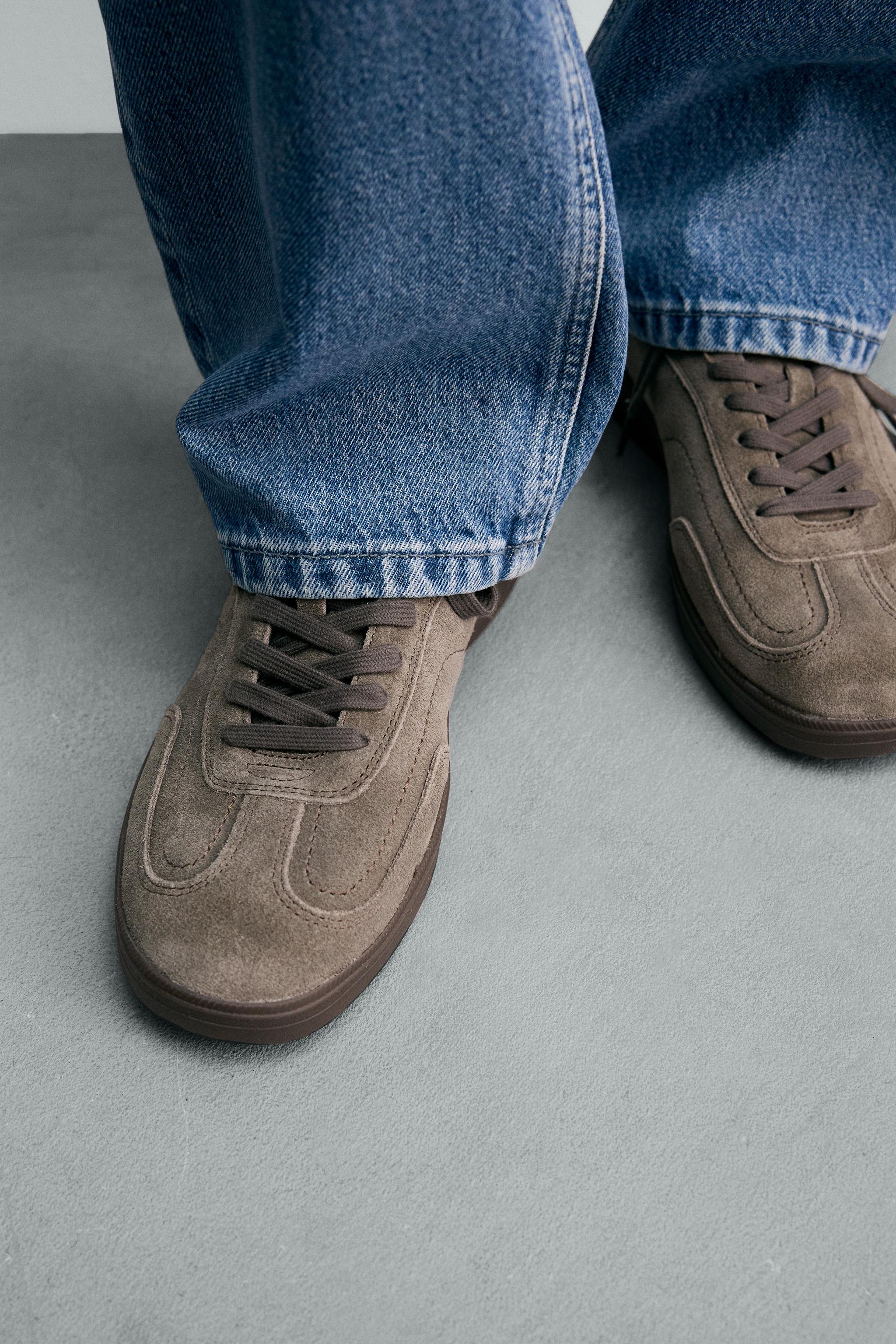 КОЖАНЫЕ КРОССОВКИ