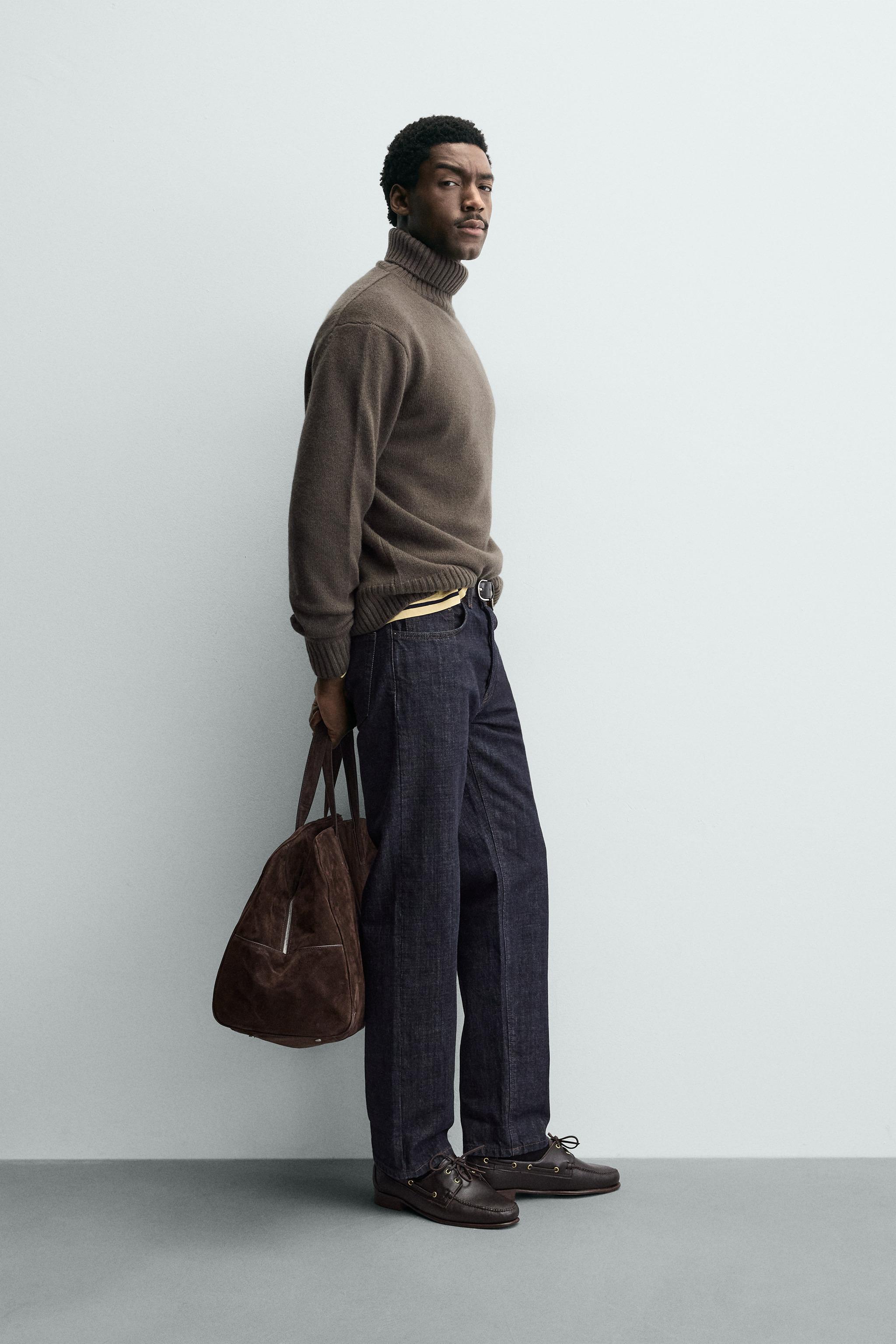 ШЕРСТЯНОЙ ДЖЕМПЕР С ВЫСОКИМ ВОРОТОМ